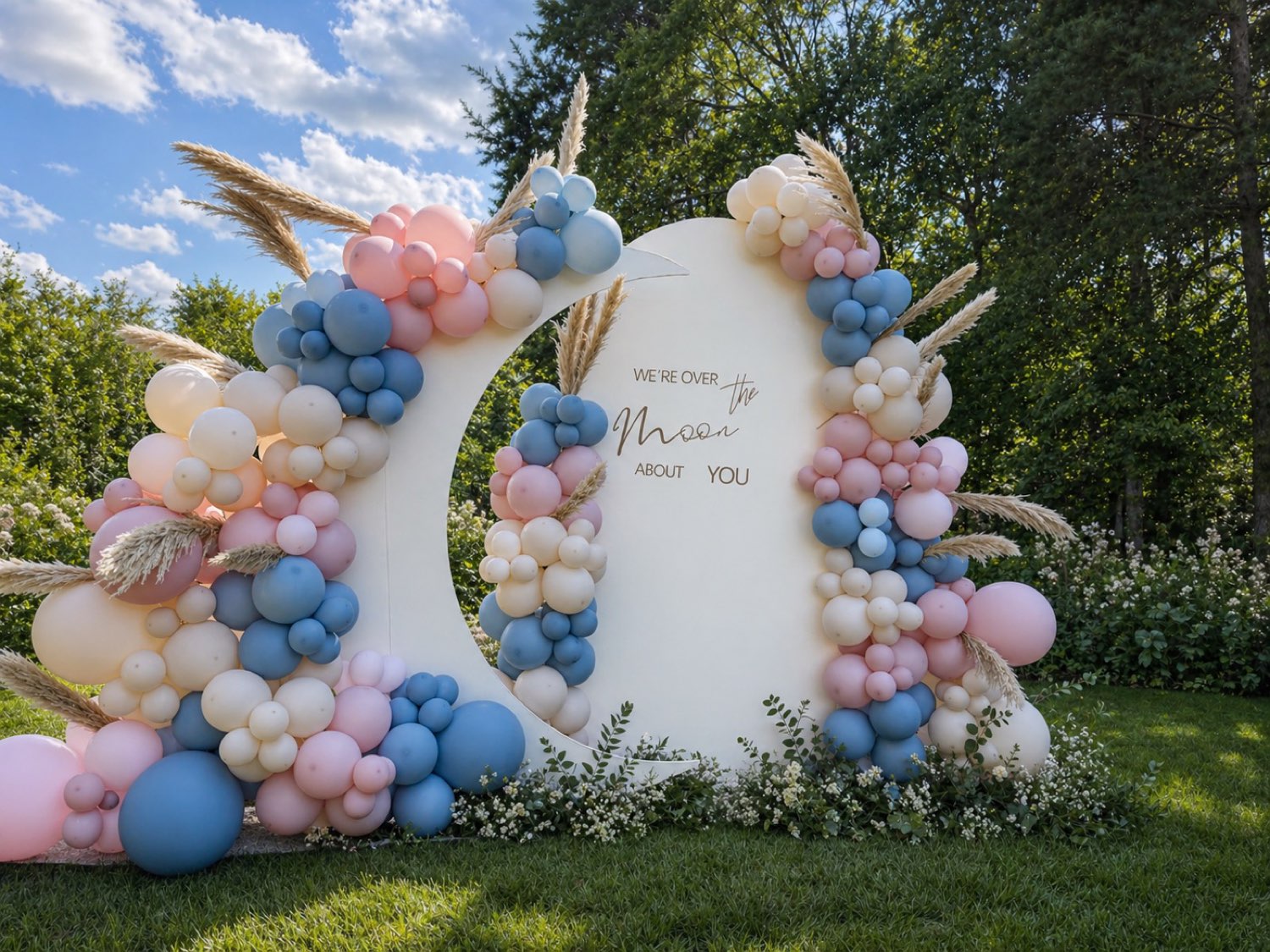 Gender Reveal Setup
